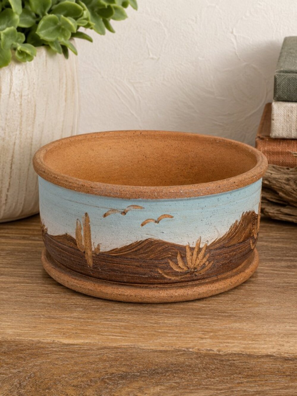 Vintage Gordon Pottery Southwestern Desert Planter | Handcrafted 1990s Studio
